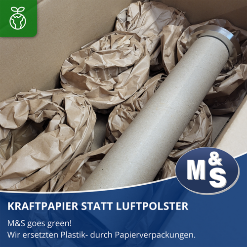 Kraftpapier statt Luftpolster